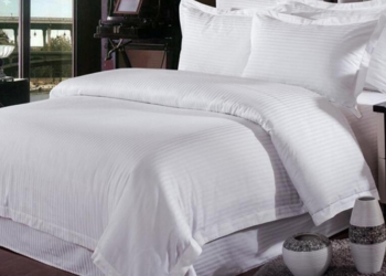 Seller of Sateen Stripe Bed Sheets | Egyptian Cotton Single & King Size Fancy Bedsheet Set With Pillow Cases